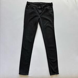 Black Kancan Skinny Jeans Jegging Elevated Basics Style BK1087L Cut J-997 sz 29